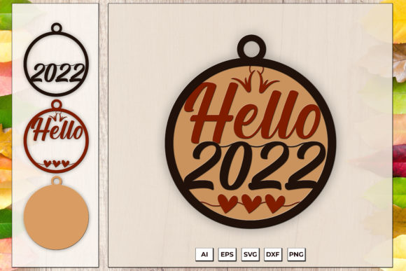 3D SVG Shapes Review: Hello 2022 Asset