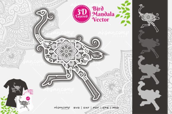 Bird Mandala 9 3D SVG for Shadow Boxes Review
