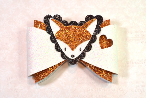 Fox Bow Template: 3D SVG Shapes for Crafters