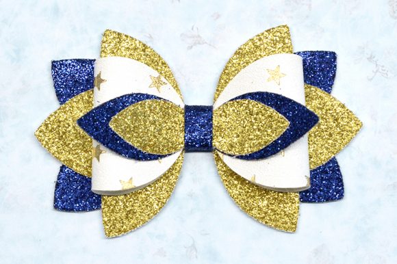 Multilayered Hair Bow Template: 3D SVG Shapes Review