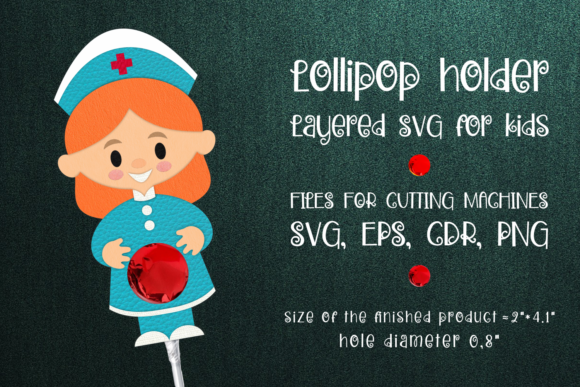 Nurse Lollipop Holder Template SVG Review