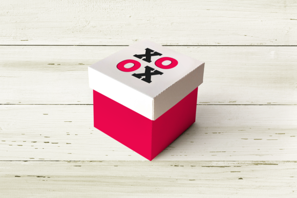 XOXO Cube Box with Lid SVG: 3D Shapes Review